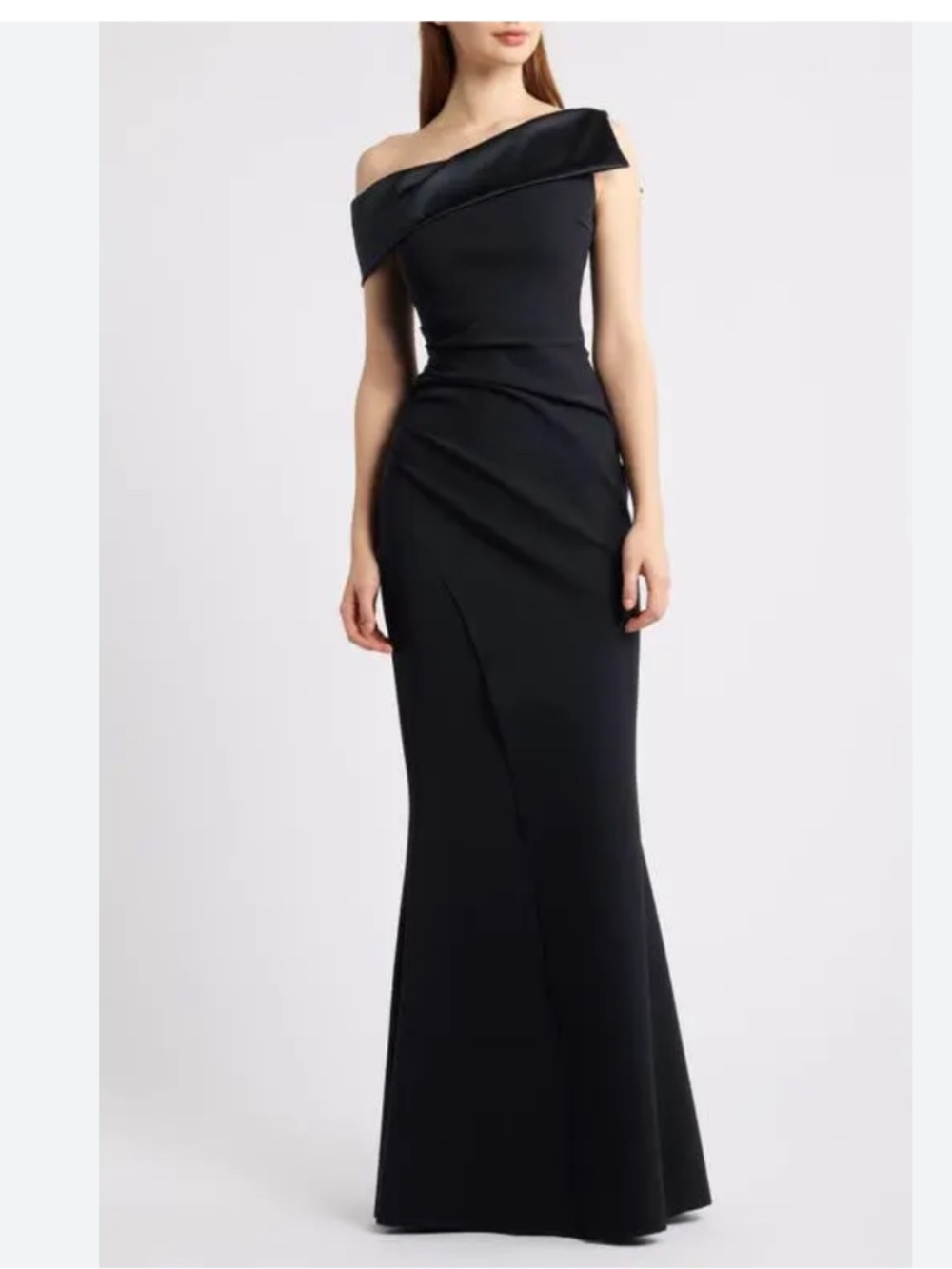 CHIARA BONI LA PETITE ROBE Koppany Ruched Off The Shoulder Mermaid GownP